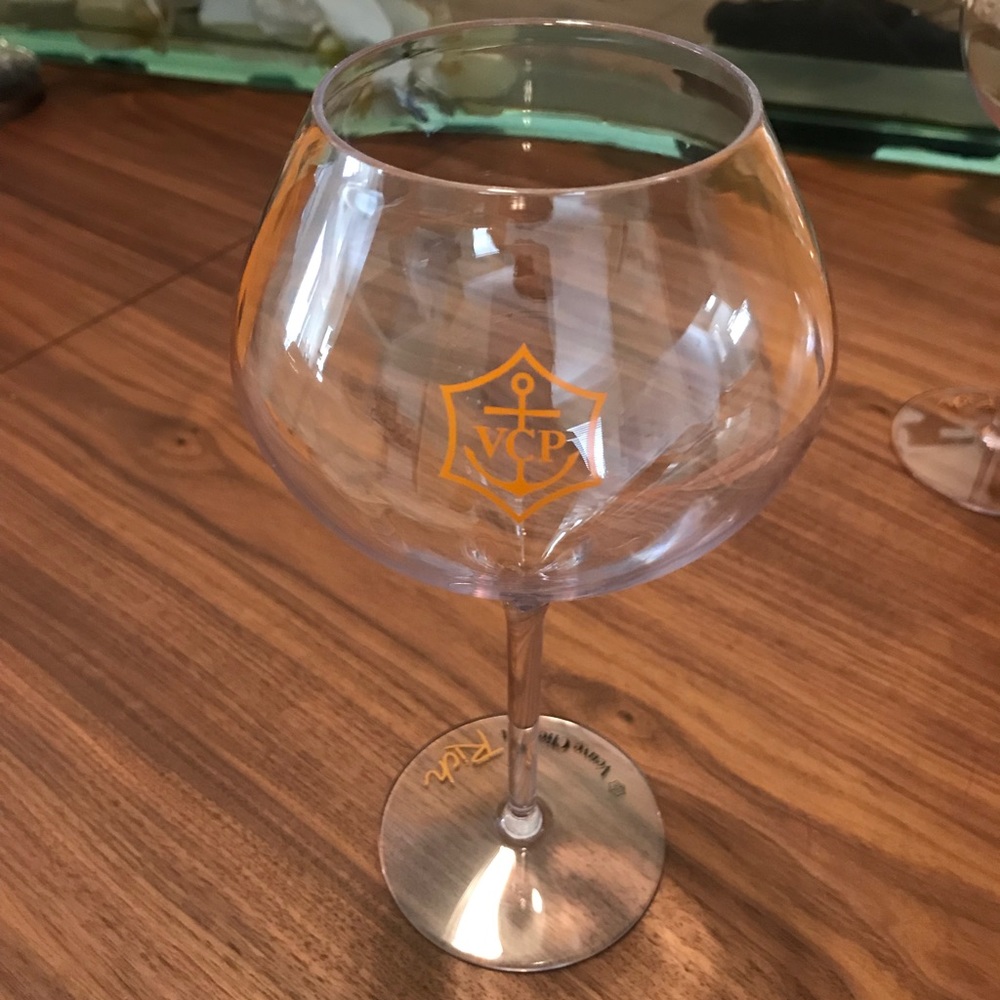 Veuve Clicquot Champagne Bubble Acrylic Glass